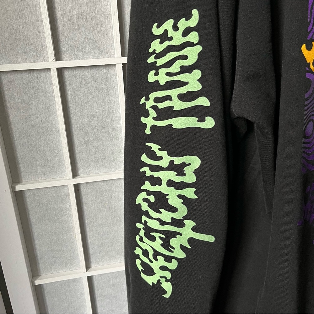 Lurking Class Black Hoodie with Glow in the Dark Graphic - Picture 4 of 11